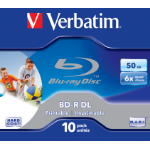 Verbatim 43736 blank Blu-Ray disc BD-R 50 GB 10 pc(s)