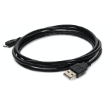 AddOn Networks USB2MICROUSB1 USB cable 11.8" (0.3 m) USB 2.0 USB A Micro-USB B Black