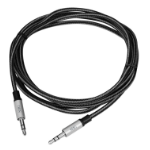 Siig 3.5 mm - 3.5 mm audio cable 78.7" (2 m) 3.5mm Black, Silver