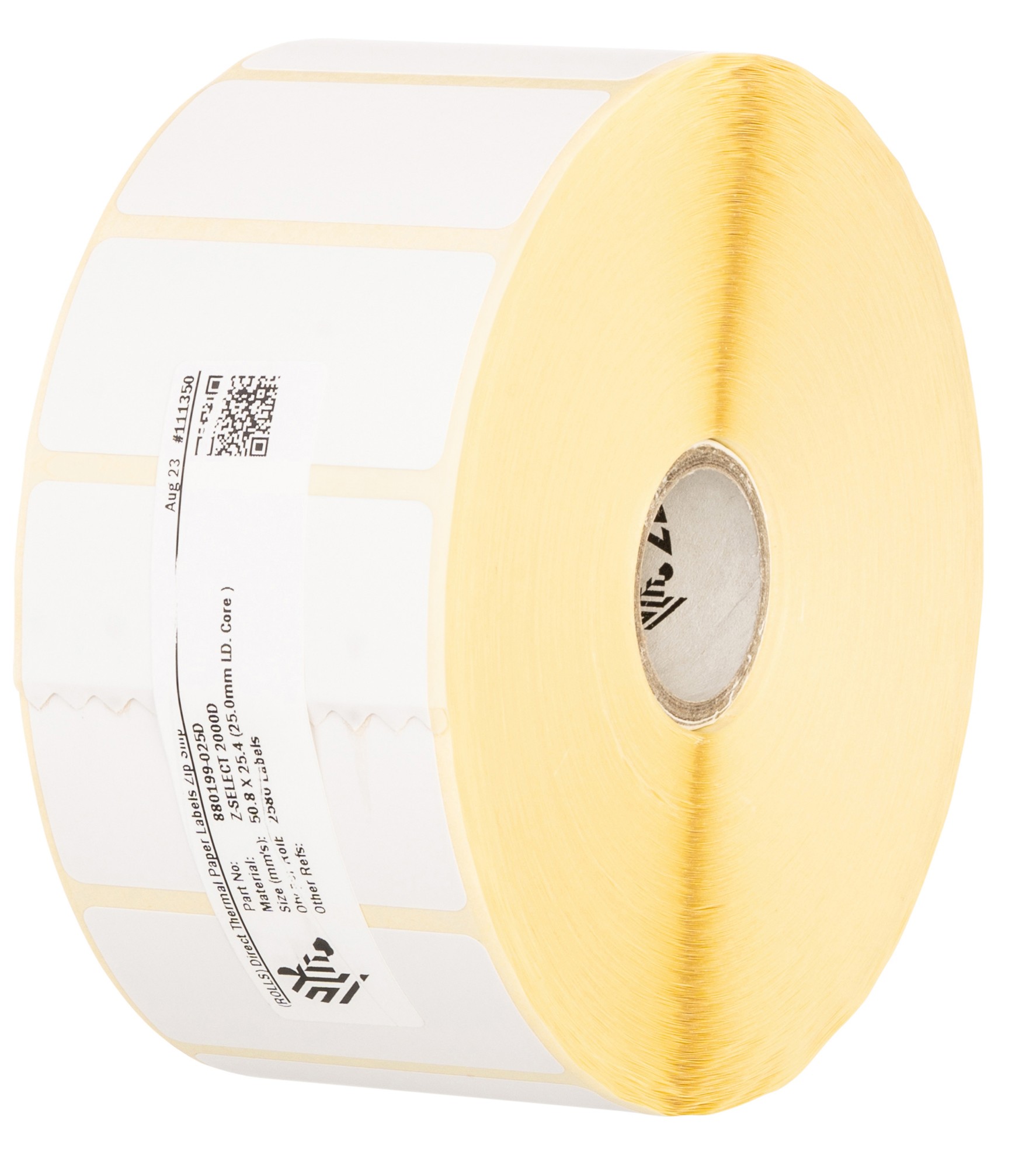 Zebra White Z-Select 2000D Self-Adhesive Printer Label