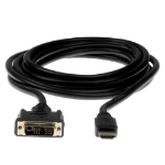 Rocstor Y10C125-B1 video cable adapter 120" (3.05 m) DVI-D HDMI Black
