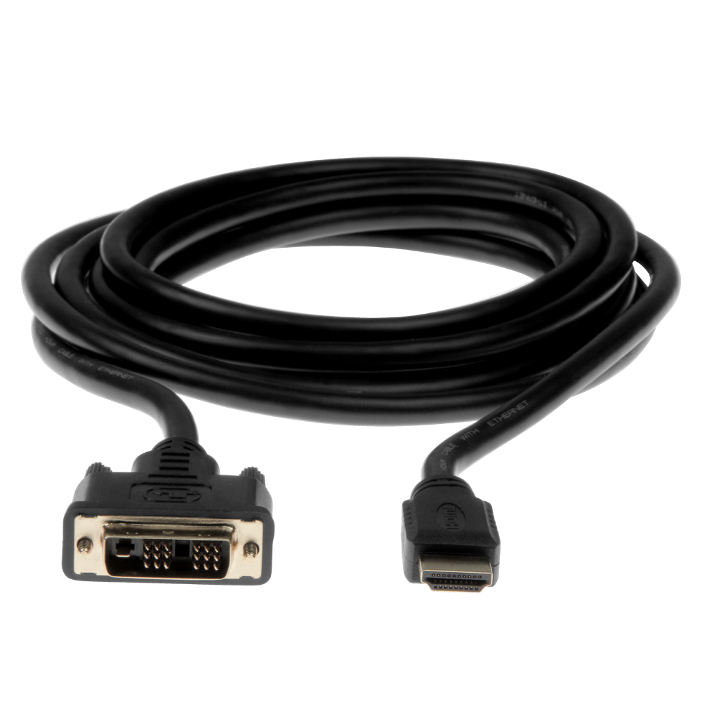 Y10C125-B1 Rocstor 10FT/3M HDMI TO DVI-D CABLE M/M