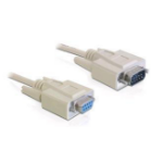 DeLOCK RS-232, 10m serial cable Beige DB-9