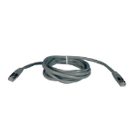 Tripp Lite N105-050-GY Cat5e 350 MHz Molded Shielded (STP) Ethernet Cable (RJ45 M/M), PoE, Gray, 50 ft. (15.24 m)