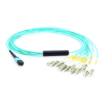 Microconnect FIB995002 InfiniBand en Glasvezelkabel 2 m 12x LC MPO Turkoois