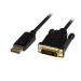 StarTech.com Cable 91cm Adaptador Conversor de Vídeo DisplayPort a DVI - Convertidor DP Activo - 2560x1600