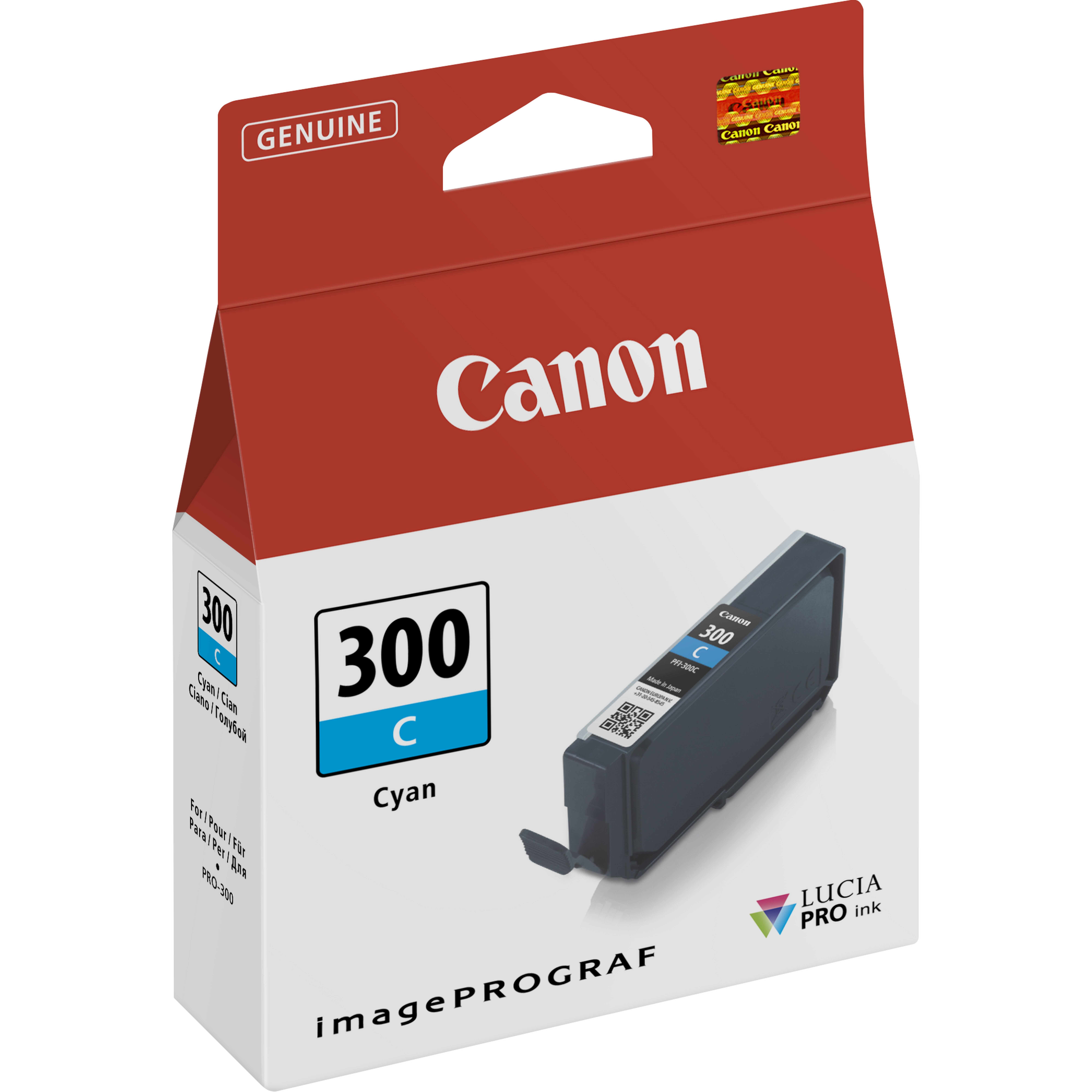 Image of Canon 4194C001/PFI-300C Ink cartridge cyan 14,4ml for Canon IPF...