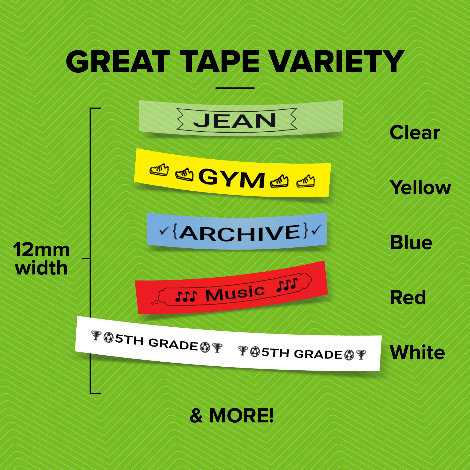 Dymo 91200 LetraTag Paper Tape 12mm x 4m White S0721510