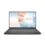 MSI Modern A11MU-653 Intel® Core™ i7 i7-1195G7 Laptop 15.6" Full HD 8 GB DDR4-SDRAM 512 GB SSD Wi-Fi 6 (802.11ax) Windows 10 Home Carbon