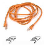 Belkin 1ft Cat5e UTP networking cable Orange 11.8" (0.3 m) U/UTP (UTP)