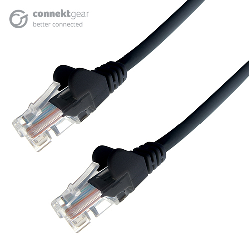 Image of connektgear 15m RJ45 CAT6 UTP Stranded Flush Moulded LS0H Network...