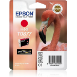Epson C13T08774010 (T0877) Ink cartridge red, 915 pages, 11ml