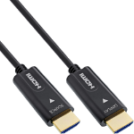 InLine HDMI AOC cable, High Speed HDMI with Ethernet, 4K/60Hz, M/M 25m