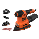 Black & Decker BEW200-GB portable sander Random orbital sander 12000 RPM Black, Orange 200 W