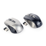 Gembird MUSW-4B-04-MX muis Ambidextrous RF Wireless + USB Type-A Optisch 1600 DPI