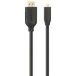 Belkin HDMI - Micro HDMI, 3m HDMI cable HDMI Type A (Standard) HDMI Type D (Micro) Black
