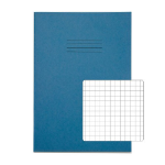 Rhino A4 Exercise Book 80 Page 7mm Squares S7 Light Blue (Pack 50) - VEX668-1755-4 DD