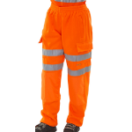 BEESWIFT Hi Viz Jogging Bottoms Orange M
