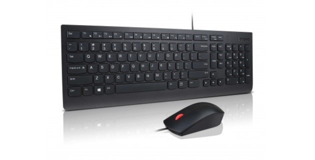 4X30L79917 keyboard Mouse included Office USB Swiss Black