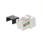 Nexxt Solutions Módulo Keystone jack  RJ-45 hembra Cat.6 Sin blindaje - tipo 110, Blanco PCGKJC6TYRJWH