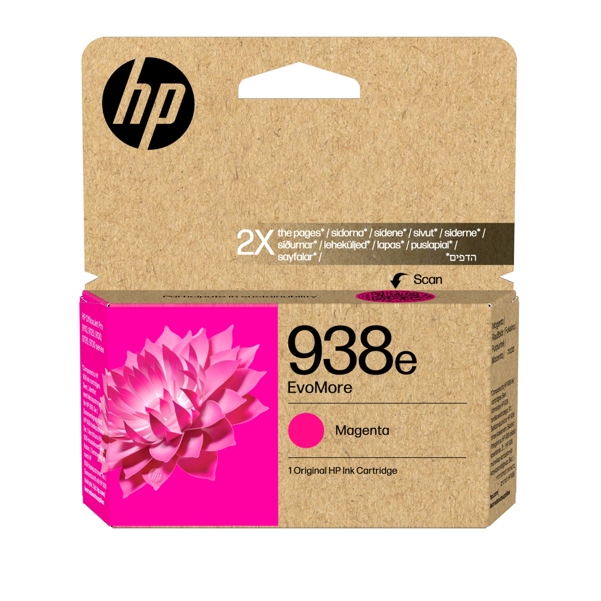 Photos - Ink & Toner Cartridge HP 4S6Y0PE/938E Printhead cartridge magenta Evomore. 1.65K pages ISO/I 4S6Y0PE#LS1 