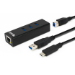 Plugable Technologies USB Hub with Ethernet, 3 port USB 3.0 Bus Powered Hub