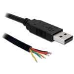 DeLOCK USB2.0/TTL 6 1.8m USB-kabel 1,8 m Zwart