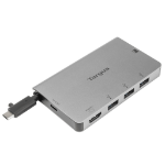 Targus ACA963BT interface hub USB Type-C 5000 Mbit/s Silver