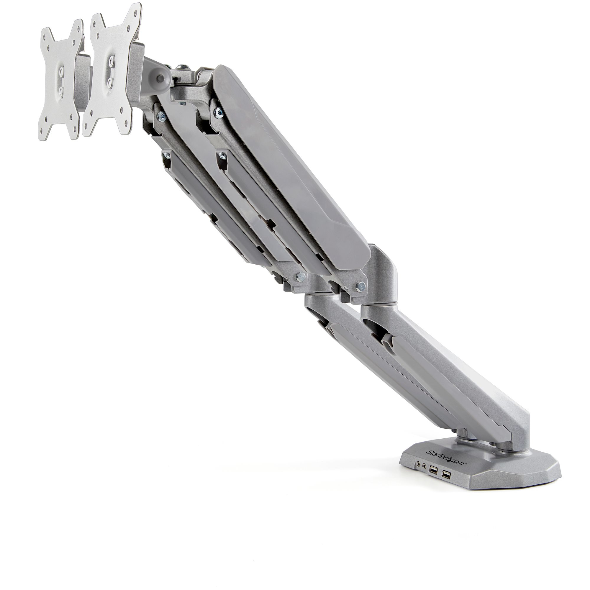 Image of StarTech.com Desk Mount Dual Monitor Arm with USB & Audio - Desk...