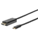 Microconnect USB3.1CHDMI3 video cable adapter 3 m USB Type-C HDMI Black