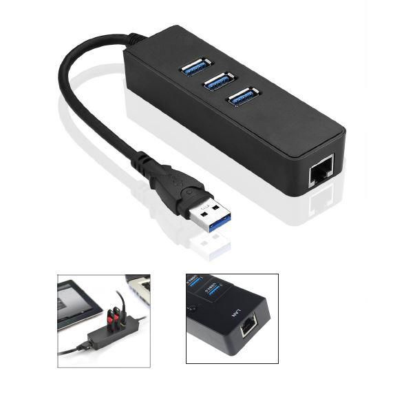 Image of Microconnect MC-USB3.0HUBWETH laptop dock/port replicator USB 3.2...