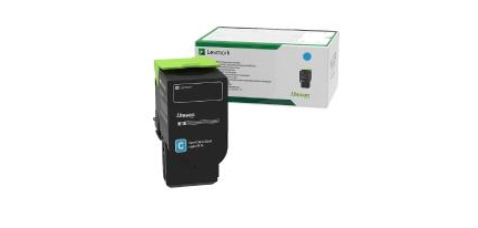 Image of Lexmark 78C20C0 Toner-kit cyan return program, 1.4K pages for...