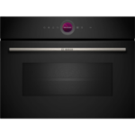 Bosch Series 8 Built-In Microwave with Grill - Black