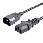 StarTech.com PXT100 power cable Black 70.9" (1.8 m) C14 coupler C13 coupler