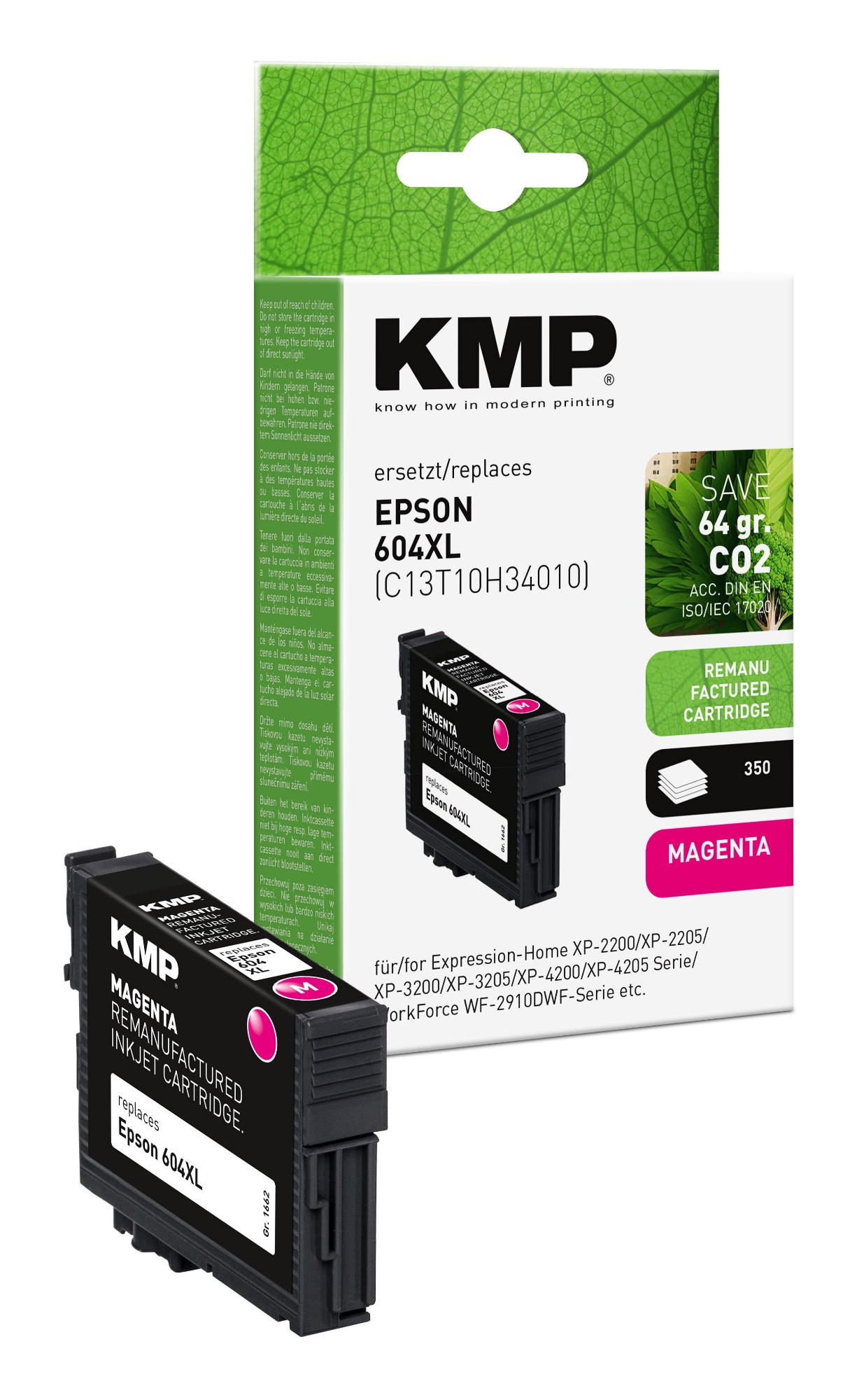 KMP 1662,4006 ink cartridge 1 pc(s) Compatible Magenta