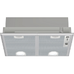 Bosch Serie 4 DHL555BL cooker hood Built-in Silver 590 m³/h C