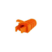 FDL RJ45 CABLE BOOT WITH LATCH PROTECTOR - ORANGE (100pcs)