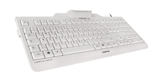 CHERRY KC 1000 SC keyboard USB QWERTY UK English Gray