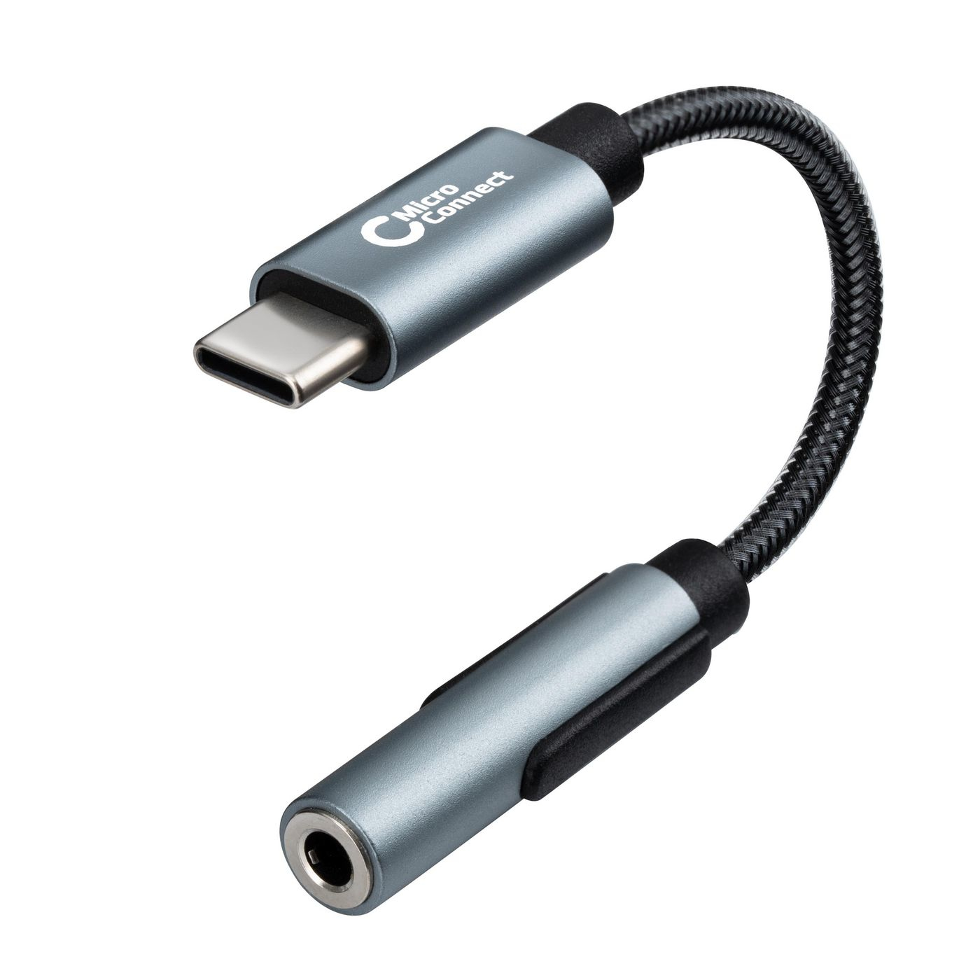 Microconnect MC-AUDIO-USBC video cable adapter 0.13 m Silver