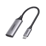 Ugreen 70444 video cable adapter HDMI Type A (Standard) USB Type-C Aluminium, Black