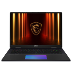 MSI Titan 18 HX AI A2XWIG NVIDIA GeForce R Intel Core Ultra 9 285HX Laptop 45.7 cm (18") UHD+ 64 GB DDR5-SDRAM 6 TB SSD NVIDIA GeForce RTX 5080 Wi-Fi 7 (802.11be) Windows 11 Pro Black