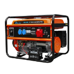 Extralink EX.30370 engine-generator 5000 W 25 L Petrol Black, Orange