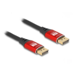 DeLOCK 80605 DisplayPort kabel 2 m Zwart, Rood