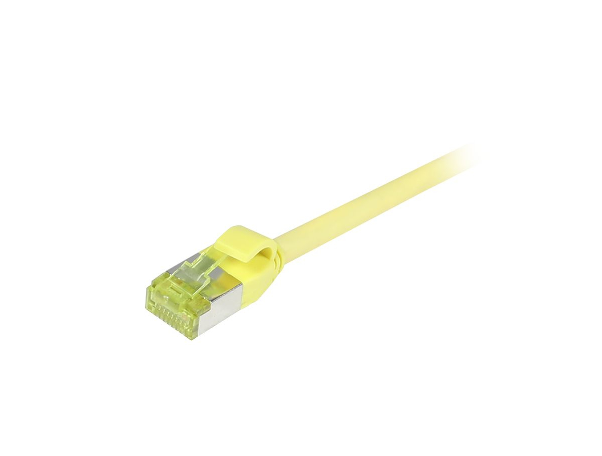EU Product - Patchkabel RJ45 CAT6A 500Mhz gelb S/FTP slimline rund d - Cable - Digital thumbnail