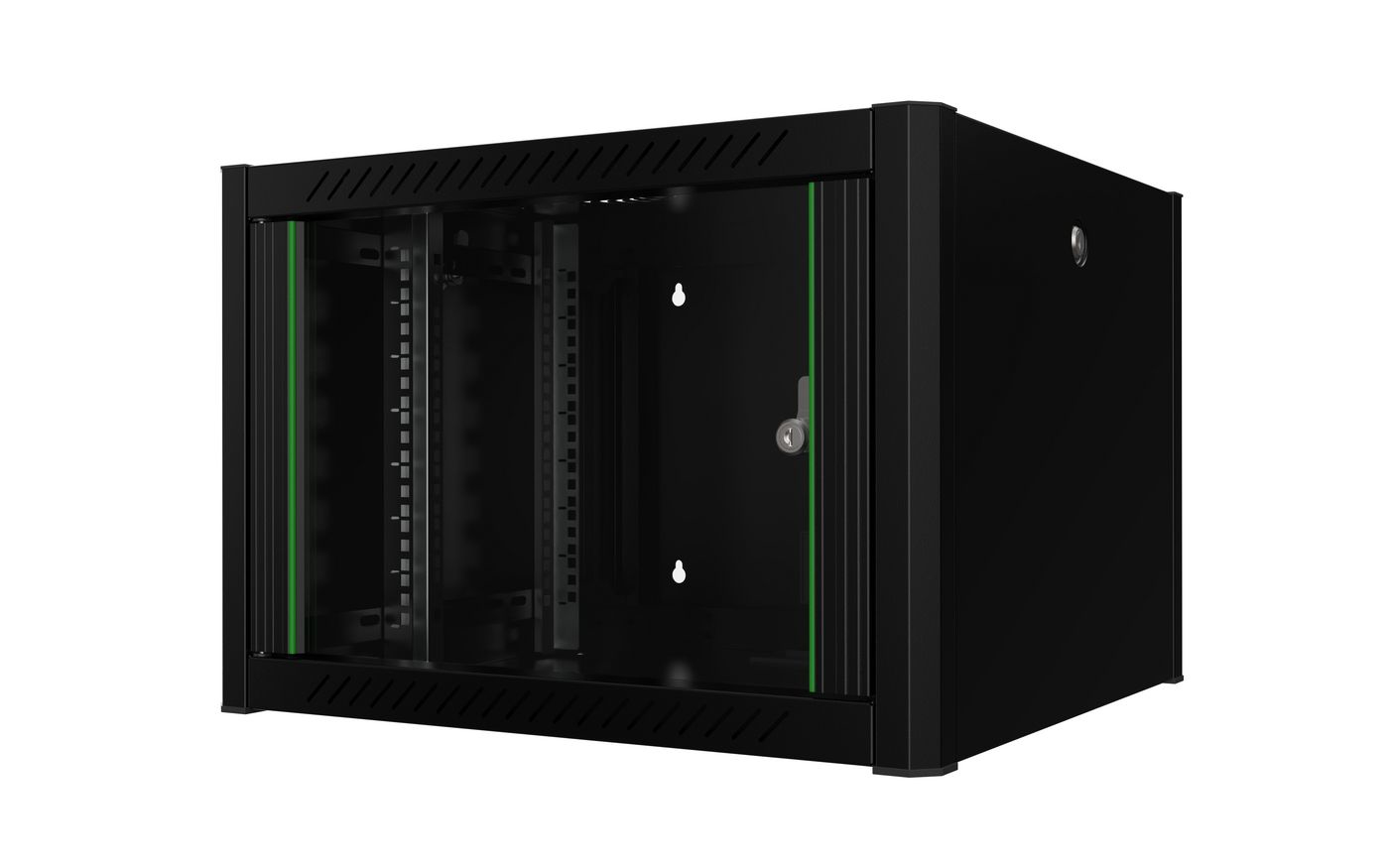 Lanview Black Rwp07u56bl Rack Cabinet 7U Wall Mounted Rack
