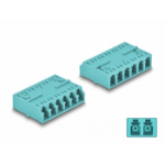 DeLOCK 87927 glasvezeladapter LC/LC 1 stuk(s) Aqua-kleur