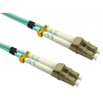 Cables Direct FB4M-LCLC-100D fibre optic cable 10 m LC OM4 Aqua colour