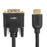 Rocstor Y10C263-B1 video cable adapter 71.7" (1.82 m) HDMI Type A (Standard) DVI-D Black