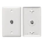 Hubbell NS750W socket-outlet Coaxial White