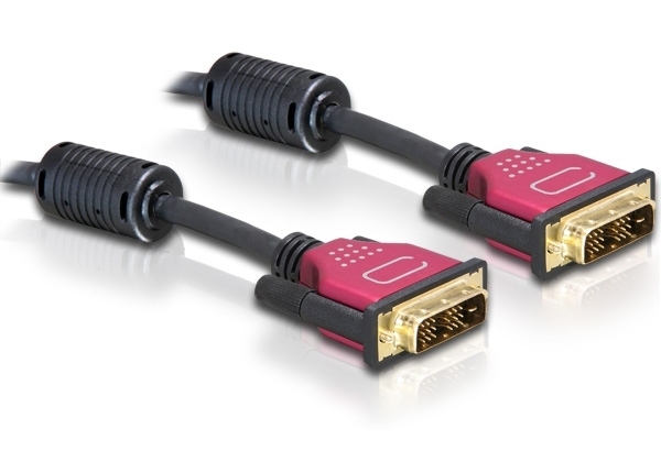 Image of DeLOCK DVI 24+1 Cable 1.8m DVI cable DVI-D Black